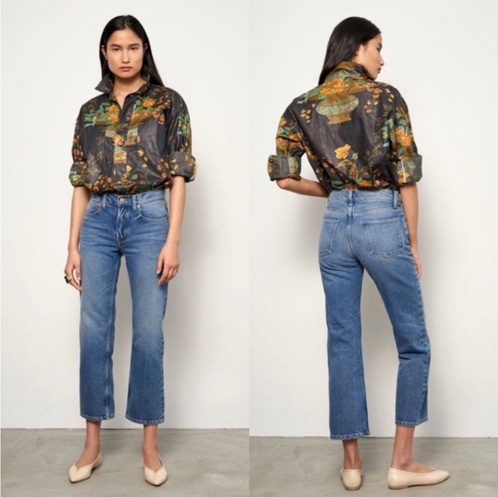 B Sides Field Kick Crop Jeans 27